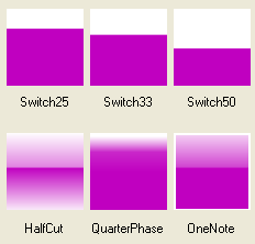 Figure 5 - Selection of some other ColorStyle options