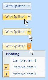 Figure 5 – DropDown Appearance