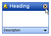 Figure 3 – KryptonHeaderGroup with ButtonSpecs