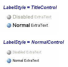 Figure 2 – Example appearance