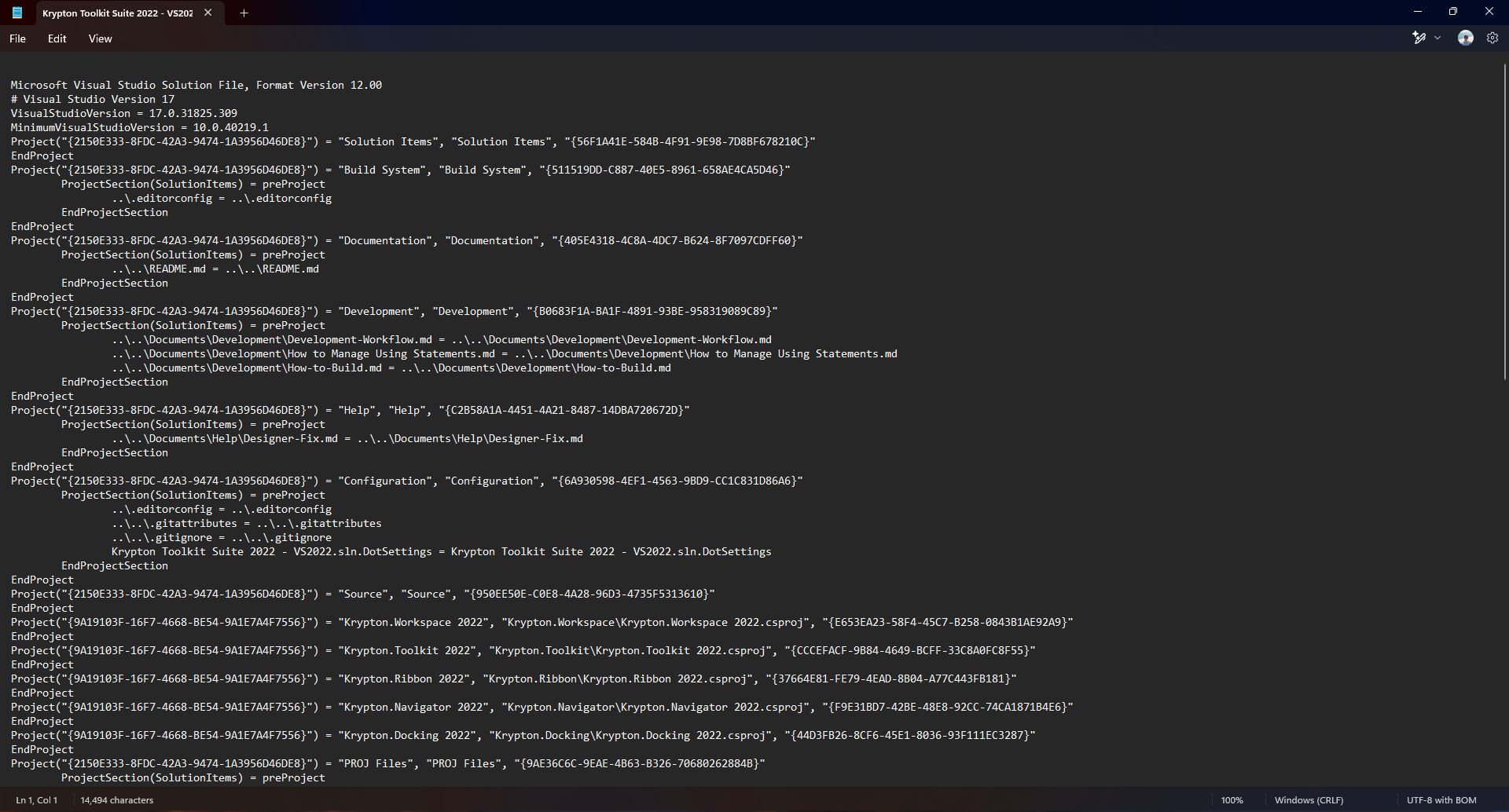 Krypton Toolkit Suite SLN