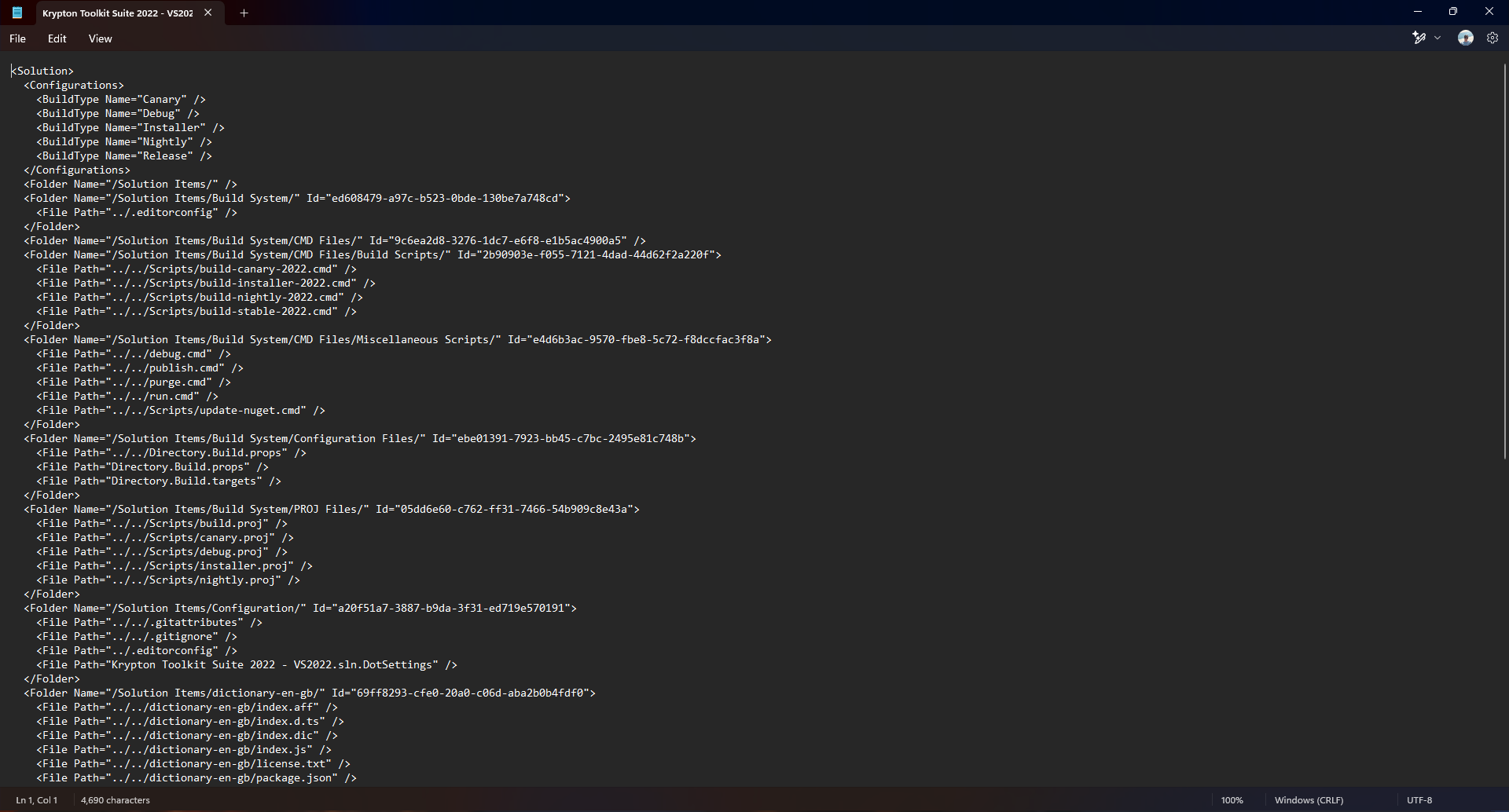 Krypton Toolkit Suite SLNX