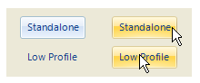Figure 3 – ButtonStyle = LowProfile