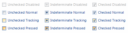 Figure 3 – CheckBox Appearance