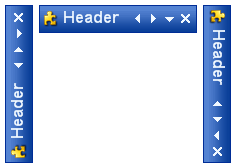 Four ButtonSpec instances showing Previous, Next, Context, and Close predefined types